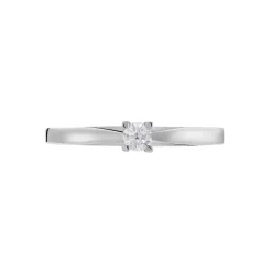 Bague Solitaire Morrigane Or Blanc Diamant