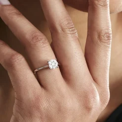 Bague Solitaire Or Blanc Dream Diamants