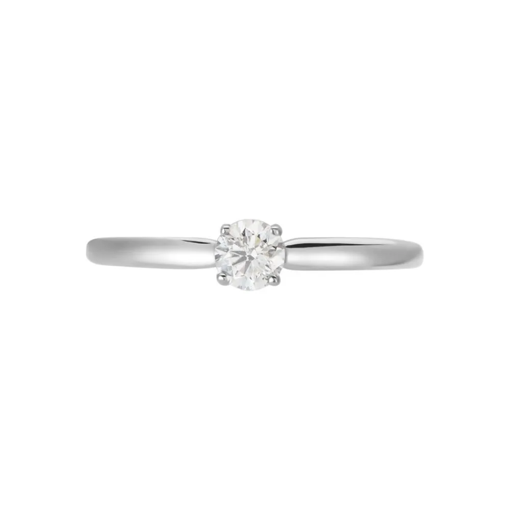 Marc Orian Anniversaire De Mariage|Bagues De Fiançailles > Bague Solitaire Or Blanc Flora Diamant