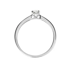 Marc Orian Anniversaire De Mariage|Bagues De Fiançailles > Bague Solitaire Or Blanc Flora Diamant