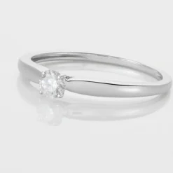 Marc Orian Anniversaire De Mariage|Bagues De Fiançailles > Bague Solitaire Or Blanc Flora Diamant