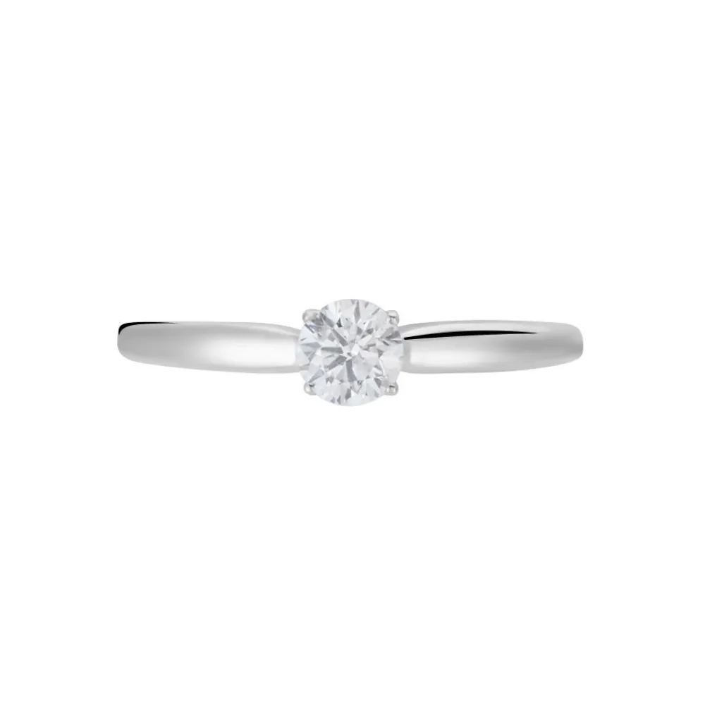 Marc Orian Anniversaire De Mariage|Bagues De Fiançailles > Bague Solitaire Or Blanc Flora Diamant