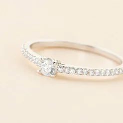 Marc Orian Anniversaire De Mariage|Bagues De Fiançailles > Bague Solitaire Or Blanc Nyala Diamants