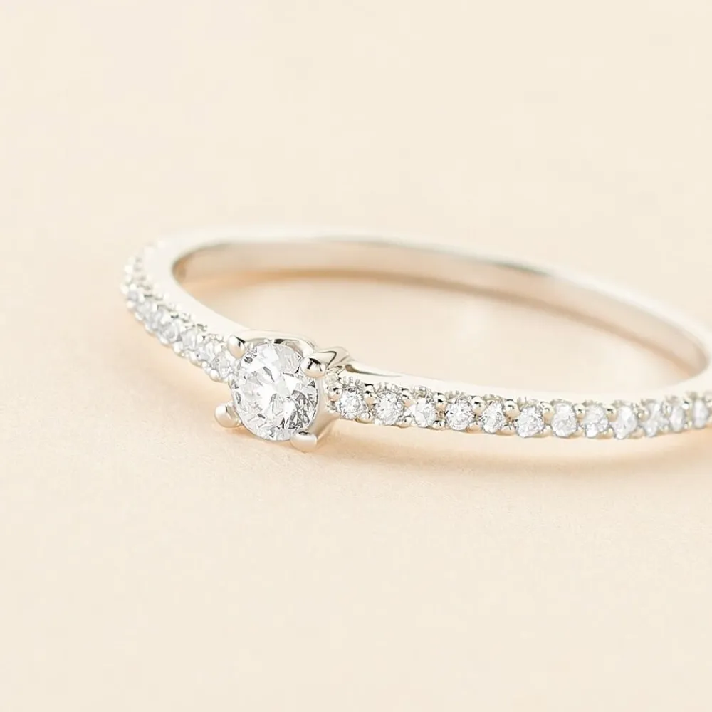 Marc Orian Anniversaire De Mariage|Bagues De Fiançailles > Bague Solitaire Or Blanc Nyala Diamants