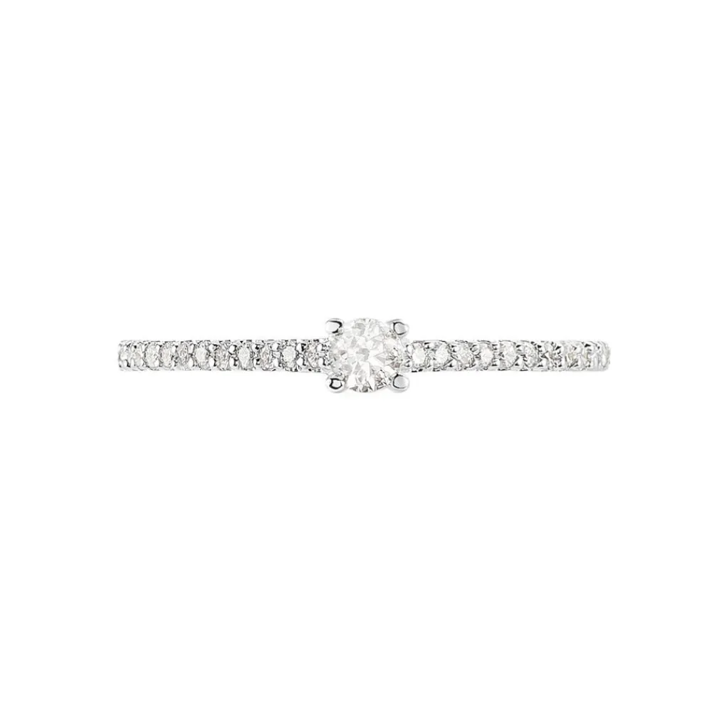 Marc Orian Anniversaire De Mariage|Bagues De Fiançailles > Bague Solitaire Or Blanc Nyala Diamants