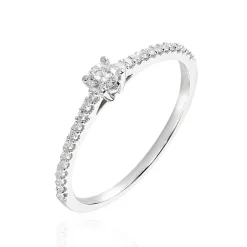 Marc Orian Anniversaire De Mariage|Bagues De Fiançailles > Bague Solitaire Or Blanc Nyala Diamants