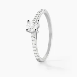 Marc Orian Anniversaire De Mariage|Bagues De Fiançailles > Bague Solitaire Or Blanc Nyala Diamants