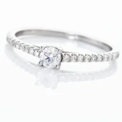 Marc Orian Anniversaire De Mariage|Bagues De Fiançailles > Bague Solitaire Or Blanc Nyala Diamants