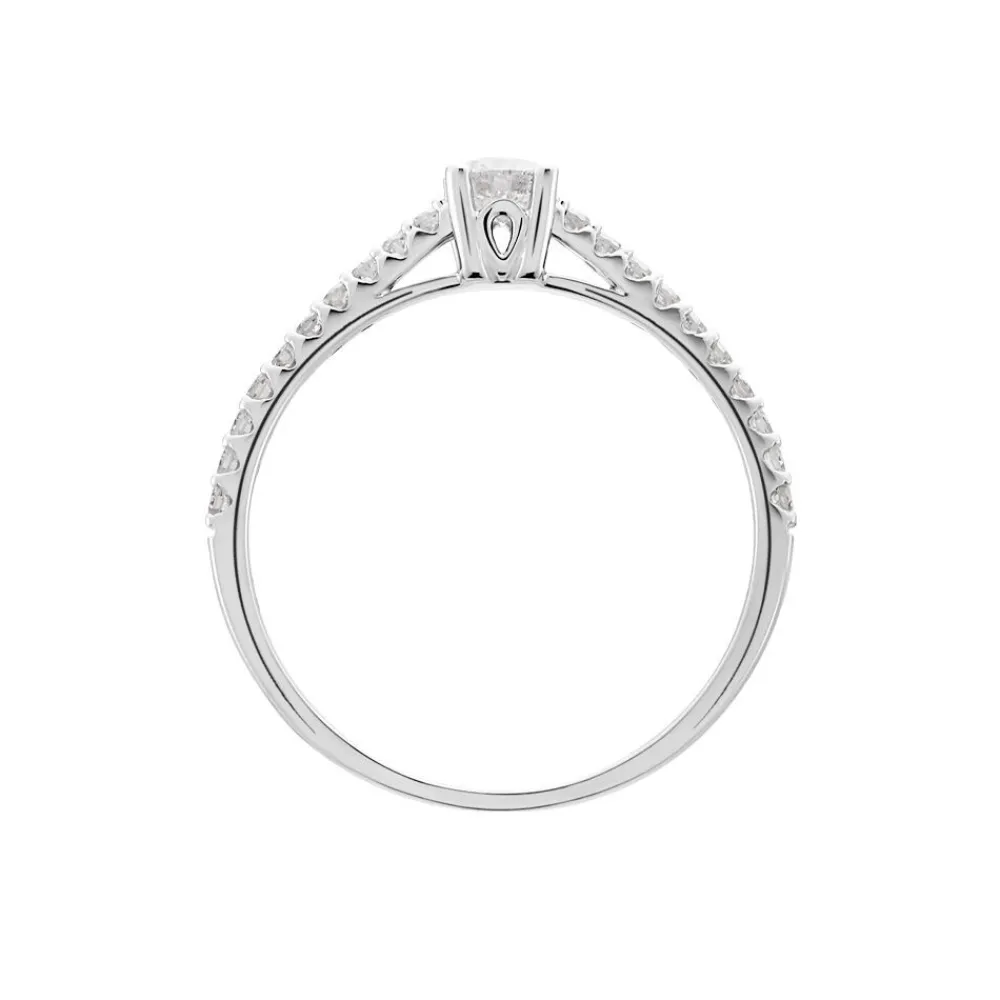 Marc Orian Anniversaire De Mariage|Bagues De Fiançailles > Bague Solitaire Or Blanc Nyala Diamants