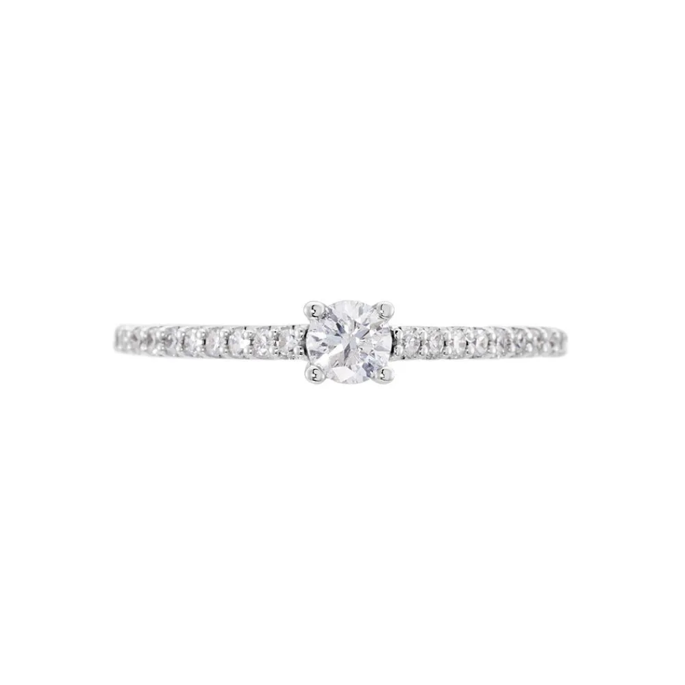 Marc Orian Anniversaire De Mariage|Bagues De Fiançailles > Bague Solitaire Or Blanc Nyala Diamants