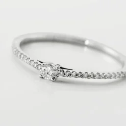 Marc Orian Anniversaire De Mariage|Bagues De Fiançailles > Bague Solitaire Or Blanc Nyala Diamants