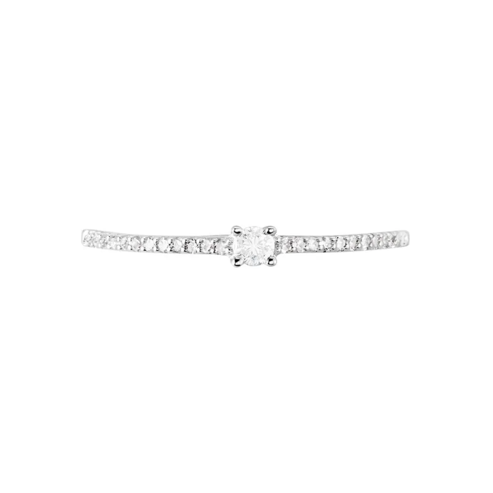 Marc Orian Anniversaire De Mariage|Bagues De Fiançailles > Bague Solitaire Or Blanc Nyala Diamants