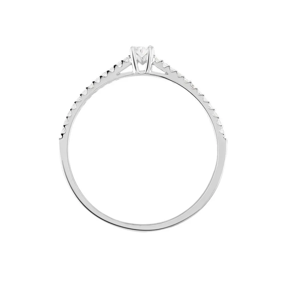 Marc Orian Anniversaire De Mariage|Bagues De Fiançailles > Bague Solitaire Or Blanc Nyala Diamants