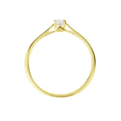 Bague Solitaire Or Jaune Solenia Diamant