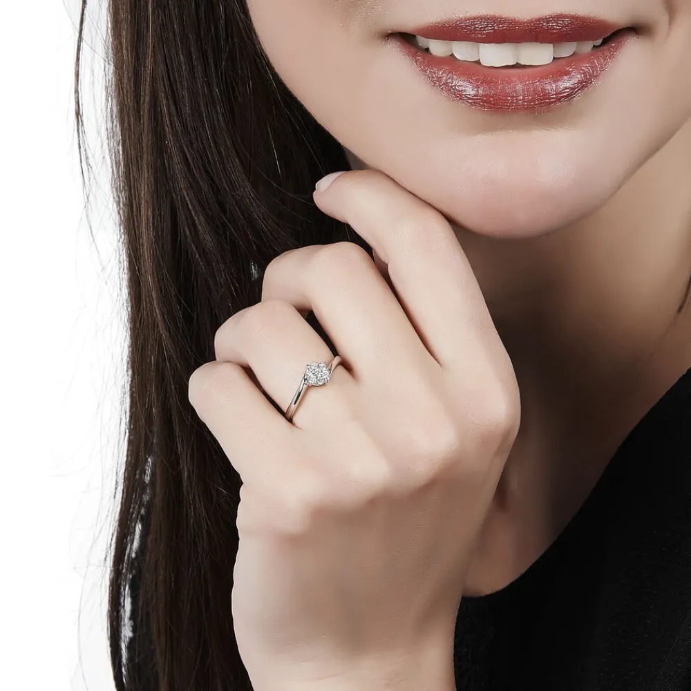 Marc Orian Anniversaire De Mariage|Bagues De Fiançailles > Bague Solitaire Soultana Or Blanc Diamant