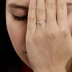 Marc Orian Anniversaire De Mariage|Bagues De Fiançailles > Bague Solitaire Veronika Or Blanc Diamant