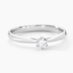 Marc Orian Anniversaire De Mariage|Bagues De Fiançailles > Bague Solitaire Veronika Or Blanc Diamant