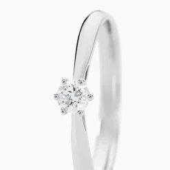 Marc Orian Anniversaire De Mariage|Bagues De Fiançailles > Bague Solitaire Veronika Or Blanc Diamant