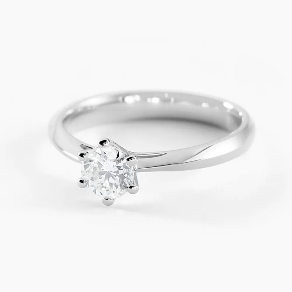 Marc Orian Anniversaire De Mariage|Bagues De Fiançailles > Bague Solitaire Veronika Or Blanc Diamant