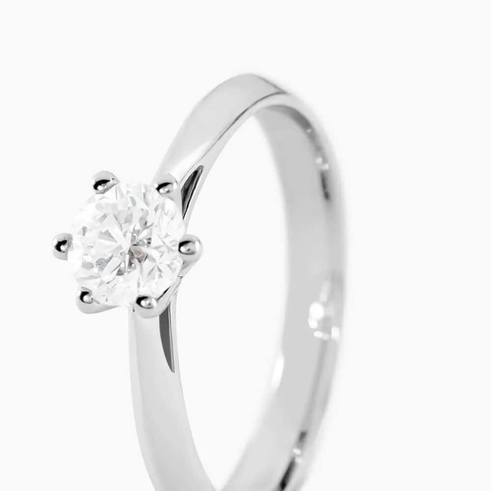 Marc Orian Anniversaire De Mariage|Bagues De Fiançailles > Bague Solitaire Veronika Or Blanc Diamant