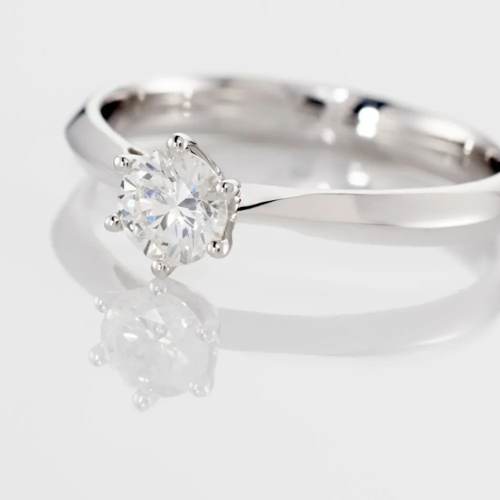 Marc Orian Anniversaire De Mariage|Bagues De Fiançailles > Bague Solitaire Veronika Or Blanc Diamant