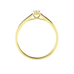 Bague Solitaire Vicoeuria Or Jaune Diamant