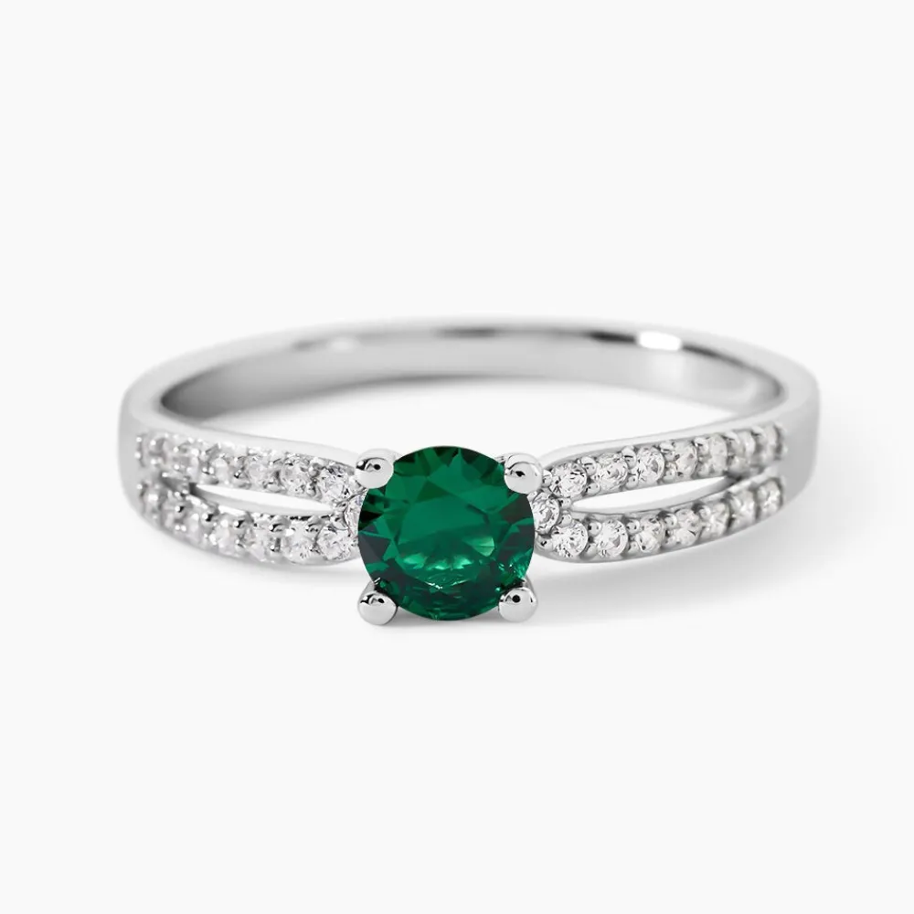 Marc Orian Bagues Fantaisie|Bijoux Zirconium > Bague Solitea Argent Blanc Oxyde De Zirconium