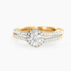 Bague Sosanna Ld Or Jaune Diamant Synthétique
