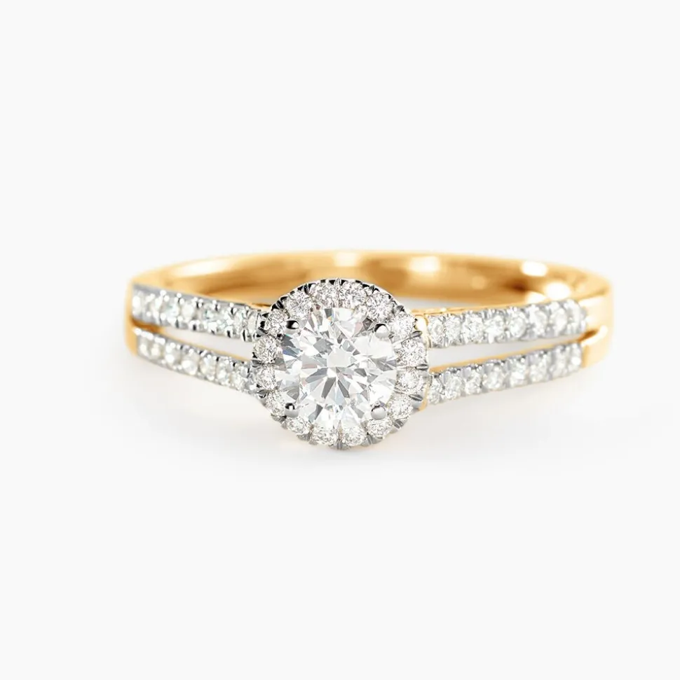 Bague Sosanna Ld Or Jaune Diamant Synthétique