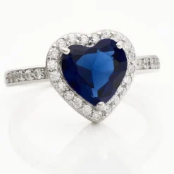 Marc Orian Bagues De Promesse|Bagues > Bague Sphinx Argent Blanc Pierre Et Oxyde De Zirconium