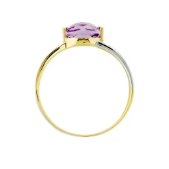 Marc Orian Anniversaire De Mariage|Bagues > Bague Suzana Or Bicolore Amethyste