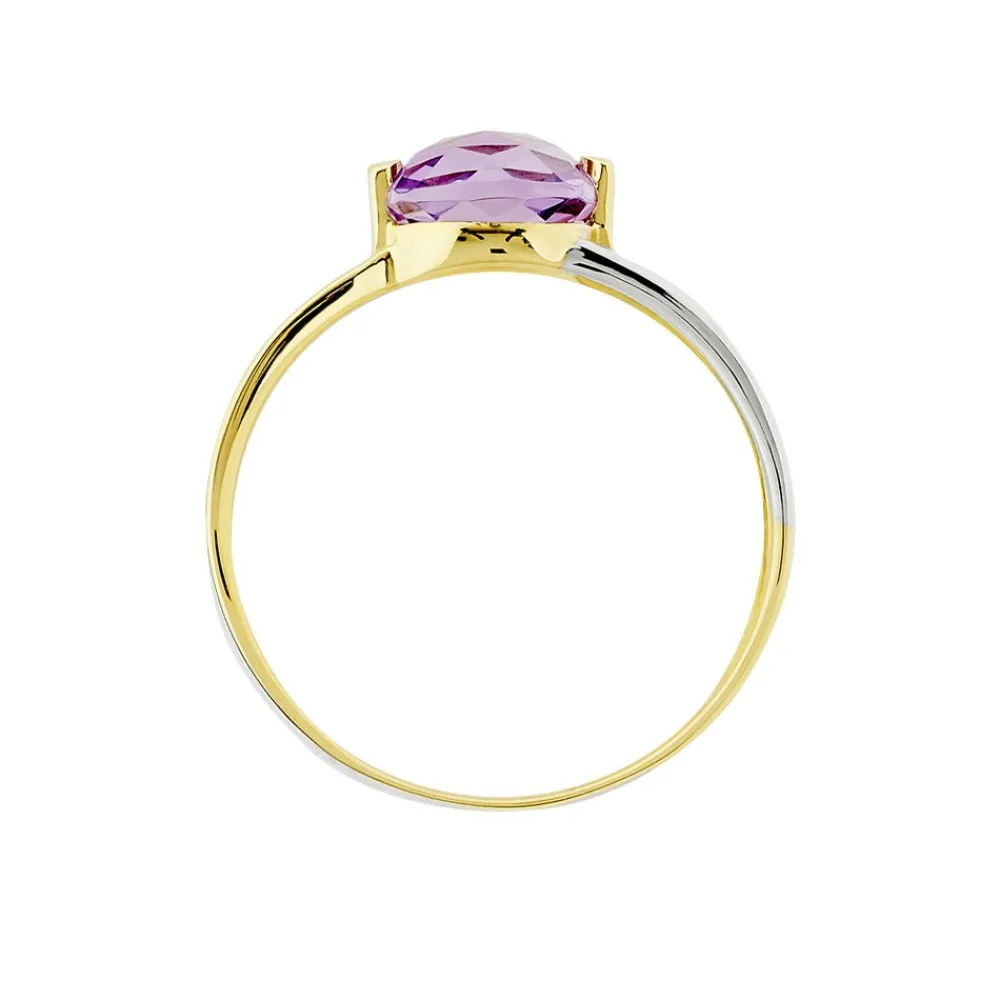 Marc Orian Anniversaire De Mariage|Bagues > Bague Suzana Or Bicolore Amethyste