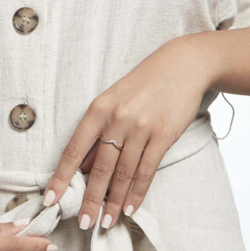 Bague Tami Argent Blanc Oxyde De Zirconium
