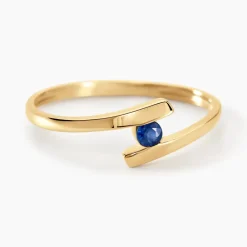Marc Orian Bagues Saphir|Anniversaire De Mariage > Bague Tamyra Serti Couteau Or Jaune Saphir