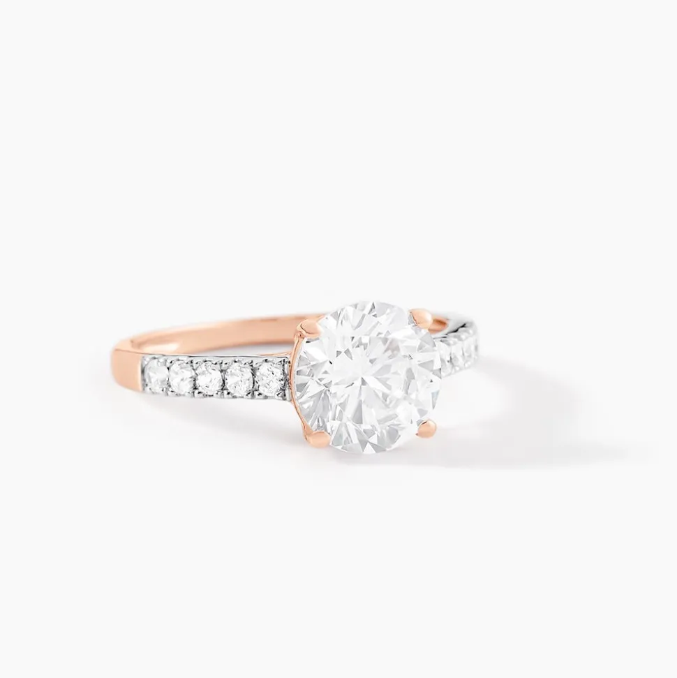 Bague Terese Or Rose Oxyde De Zirconium