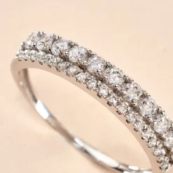 Marc Orian Bijoux Zirconium|Bagues > Bague The Crown Or Blanc Oxyde De Zirconium
