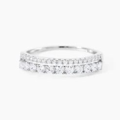 Marc Orian Bijoux Zirconium|Bagues > Bague The Crown Or Blanc Oxyde De Zirconium