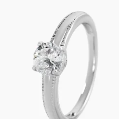 Bague Tiphane Argent Blanc Oxyde De Zirconium