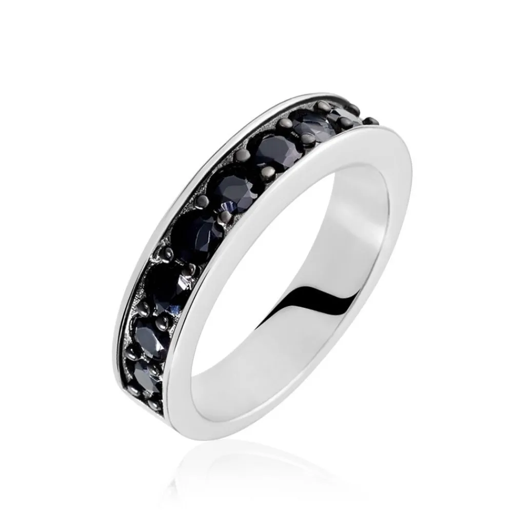 Marc Orian Bijoux Zirconium|Bagues > Bague Tour Complet Mondy Argent Oxydes De Zirconium