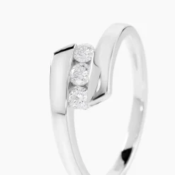 Marc Orian Anniversaire De Mariage|Bagues > Bague Trilogie Or Blanc Diamant