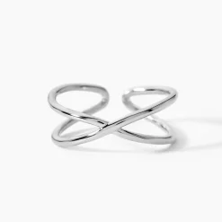 Bague Ursula Argent Blanc
