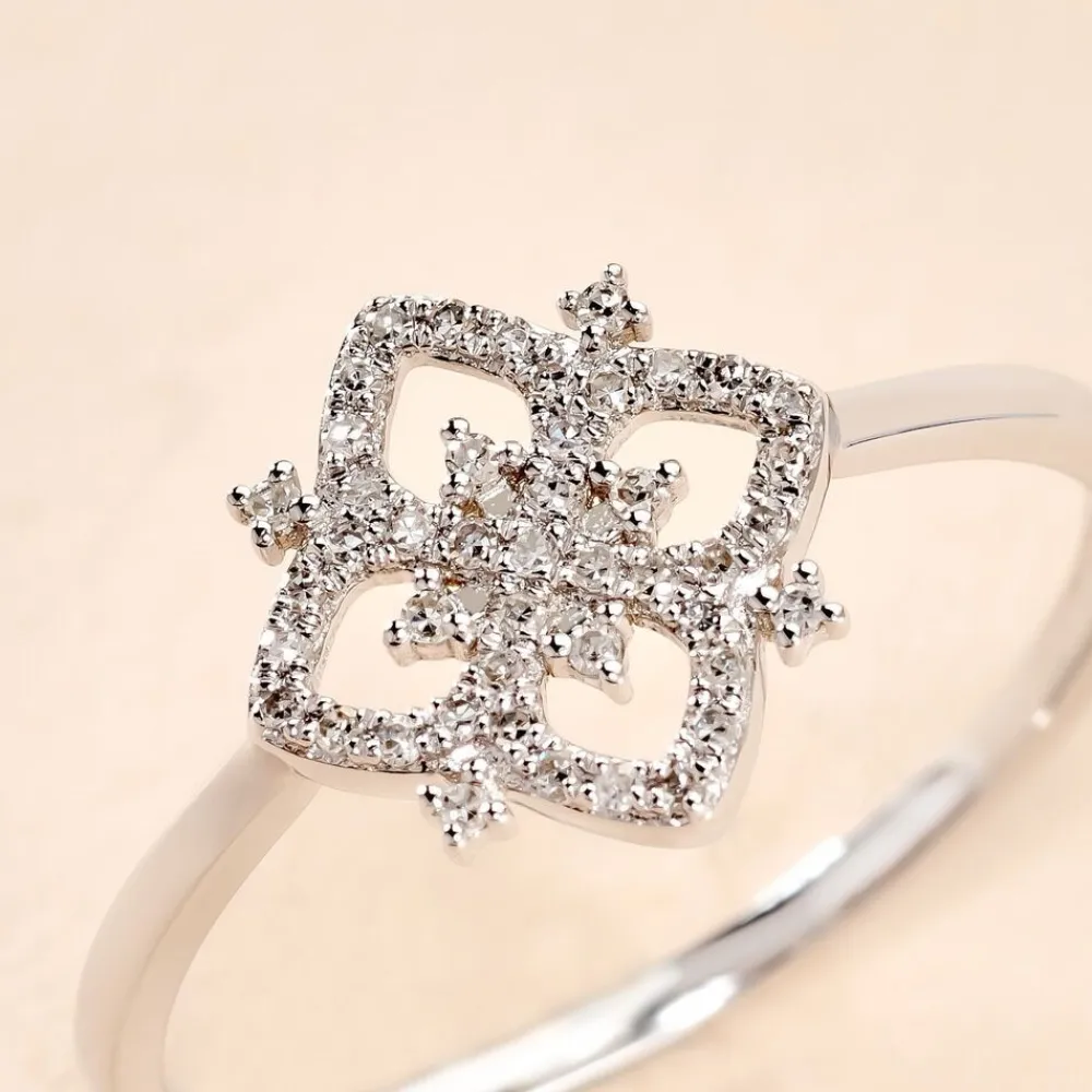 Marc Orian Bagues|Bagues Diamant > Bague Vasya Or Blanc Diamant