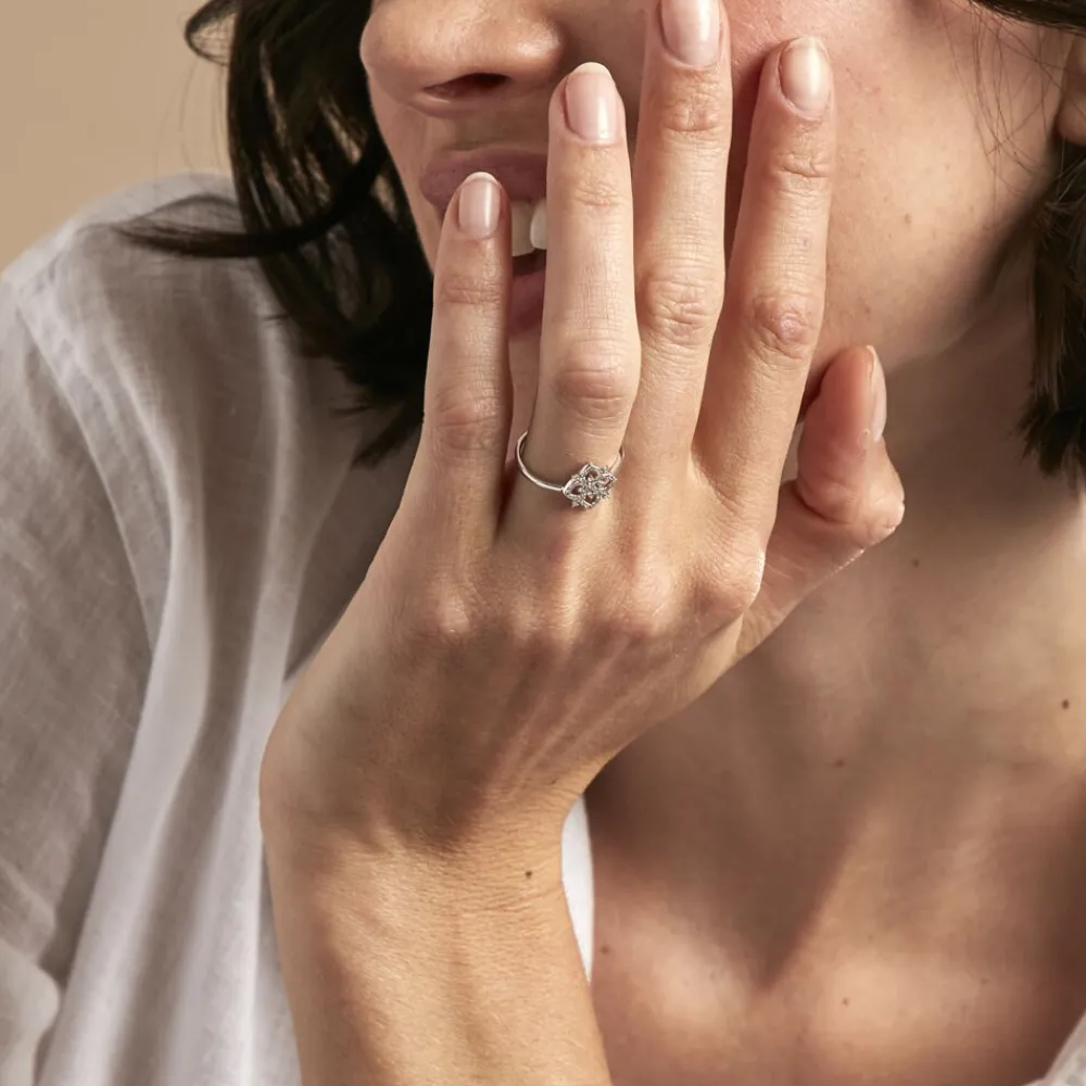 Marc Orian Bagues|Bagues Diamant > Bague Vasya Or Blanc Diamant