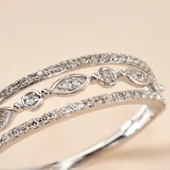 Marc Orian Bagues|Bagues Diamant > Bague Veca Or Blanc Diamant