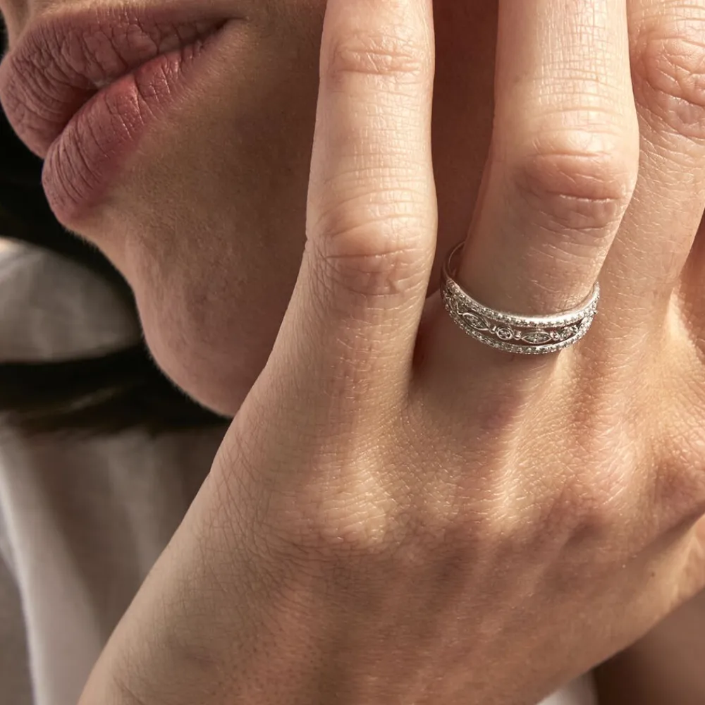 Marc Orian Bagues|Bagues Diamant > Bague Veca Or Blanc Diamant