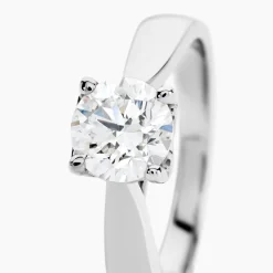Marc Orian Bagues|Bagues Fiançailles > Bague Vicoeuria Ld Platine Blanc Diamant Synthétique