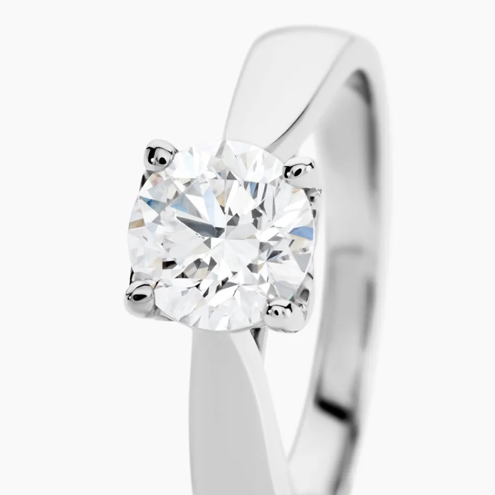 Marc Orian Bagues|Bagues Fiançailles > Bague Vicoeuria Ld Platine Blanc Diamant Synthétique