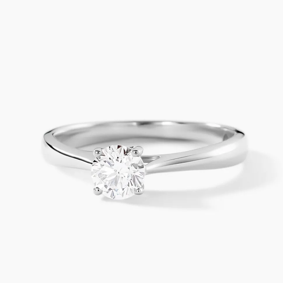 Bague Vicoeuria Ld Platine Blanc Diamant Synthétique