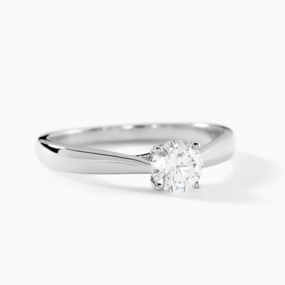 Bague Vicoeuria Ld Platine Blanc Diamant Synthétique