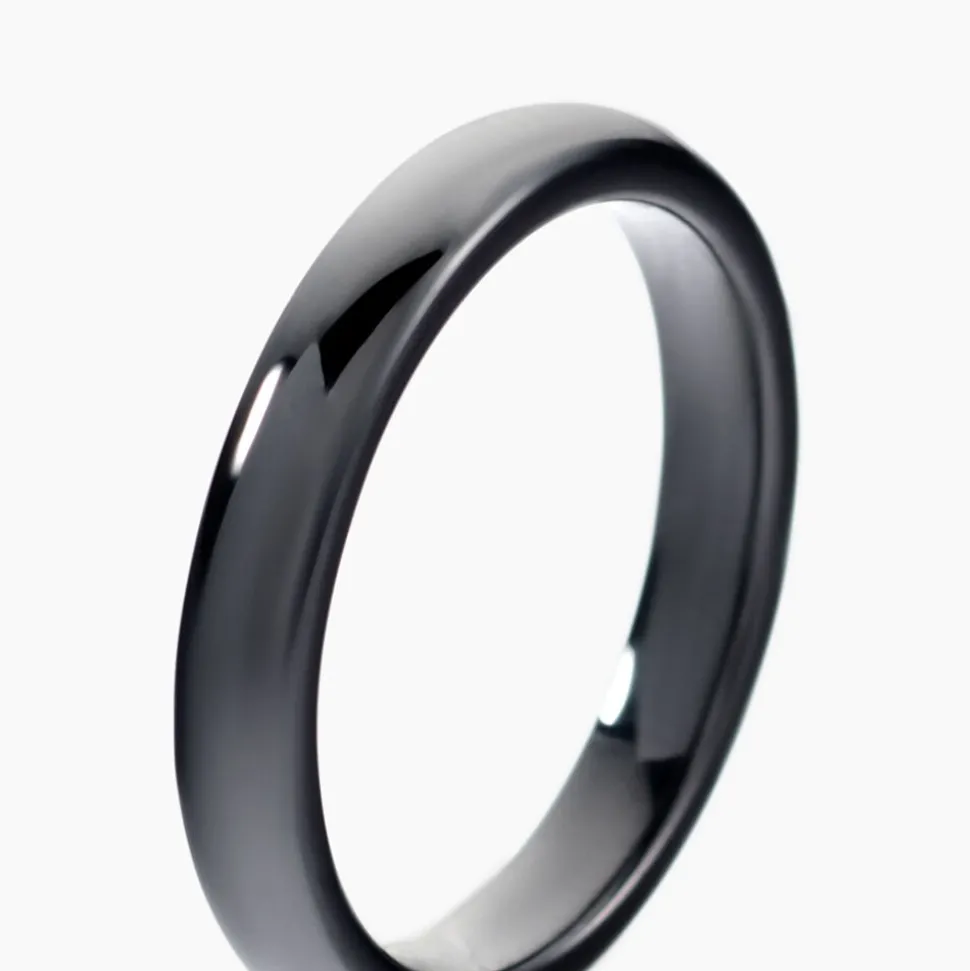 Bague Volta Ceramique Noir Céramique